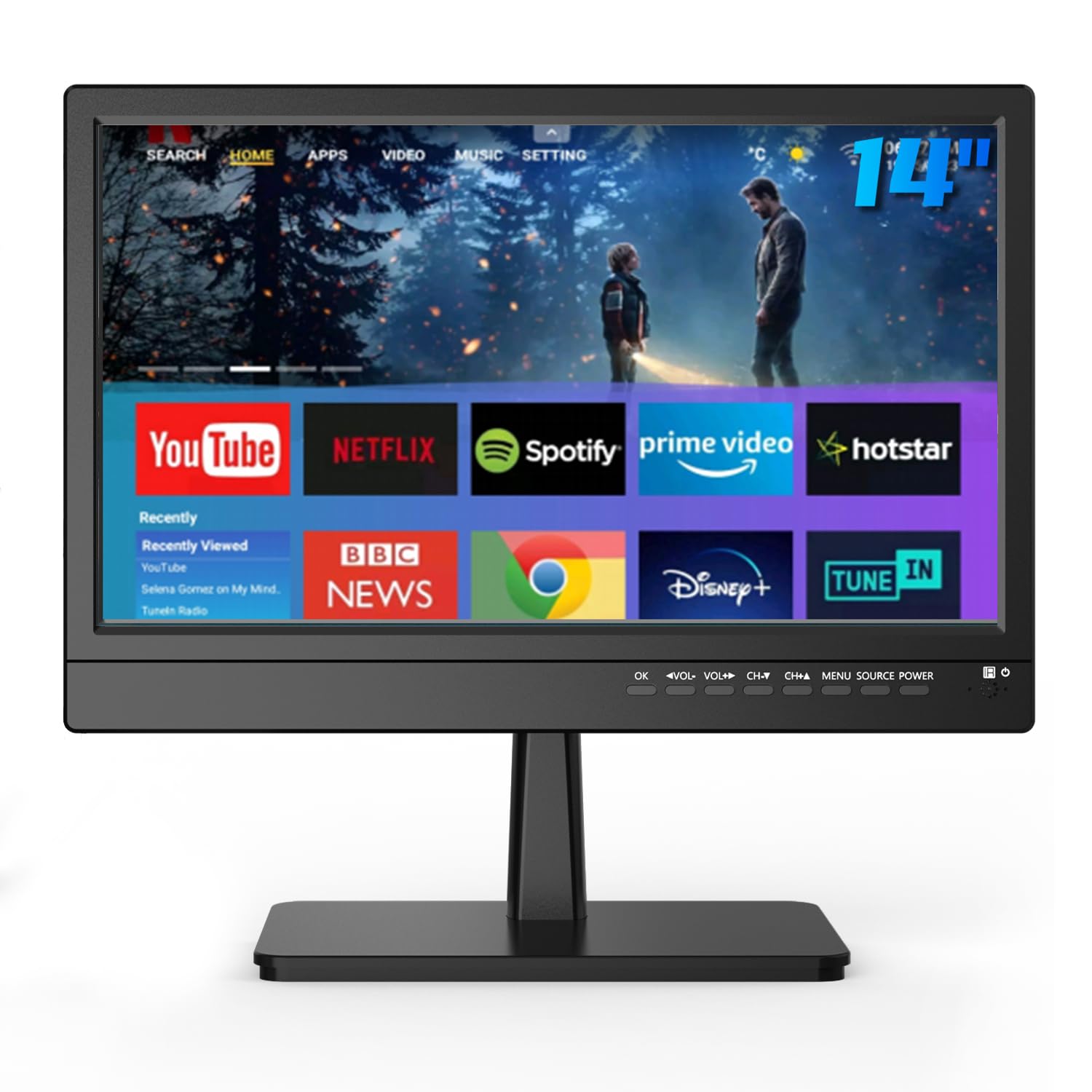 Amazon.com: Feihe 14 inch Small Smart TV Built-in APP, HD Flat